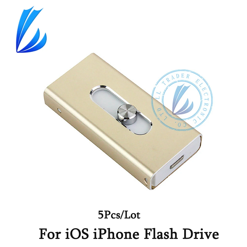 LL trader 5 шт./партия 64 ГБ 32 карта памяти USB флэш-накопитель i-Flash Drive для OTG iOS iPhone Android iPad