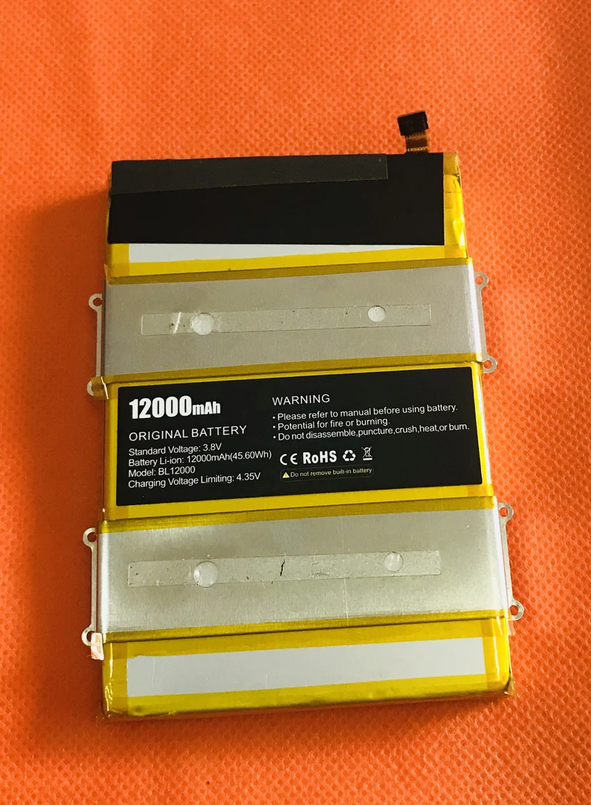 Оригинальный б/у аккумулятор 12000 мАч Для DOOGEE BL12000 MTK6750T Octa Core 6 0 'ɿHD + 18:9 |