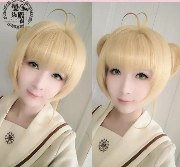 Карта Captor Сакура КИНОМОТО SAKURA YUE LI SYAORAN daiduji TOMOYO TSUKISHIRO YUKITO парик косплей KINOMOTO волосы Хэллоуин