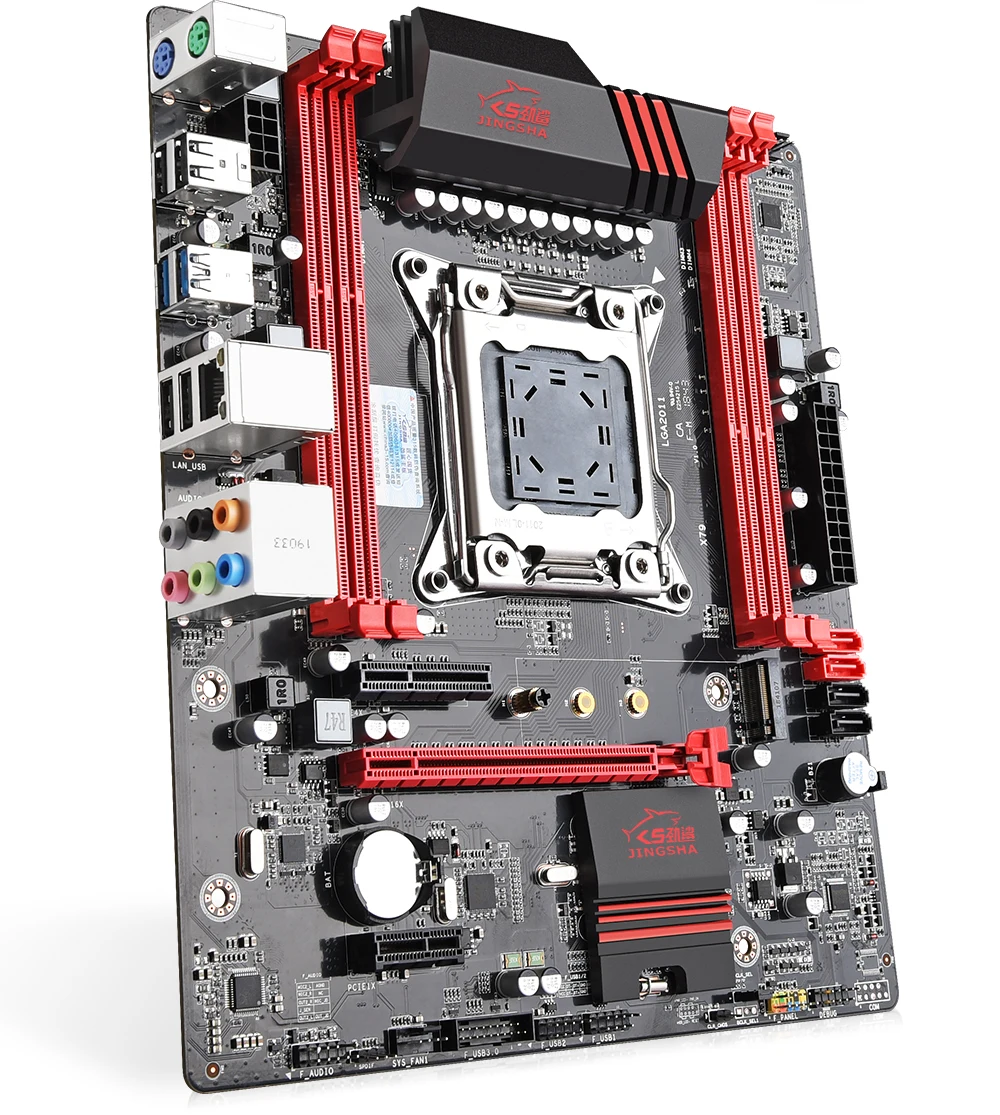 Комплект материнской платы JINGSHA X79 с Xeon E5 2640 4x8GB 32GB 1600MHz DDR3 память ECC Reg ATX USB3.0 SATA3 PCI-E NVME M.2 SSD