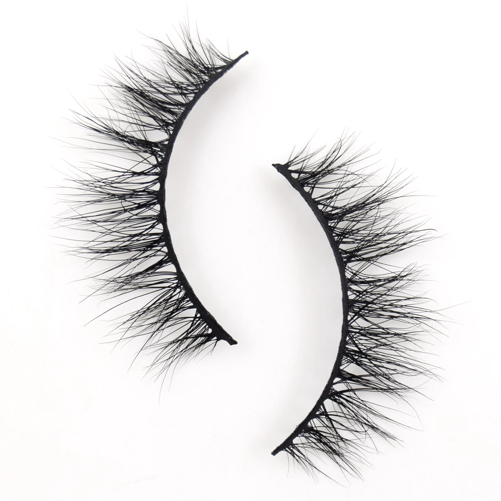 Visofree 3D норковые ресницы крест-накрест грязные Накладные ручной работы накладные