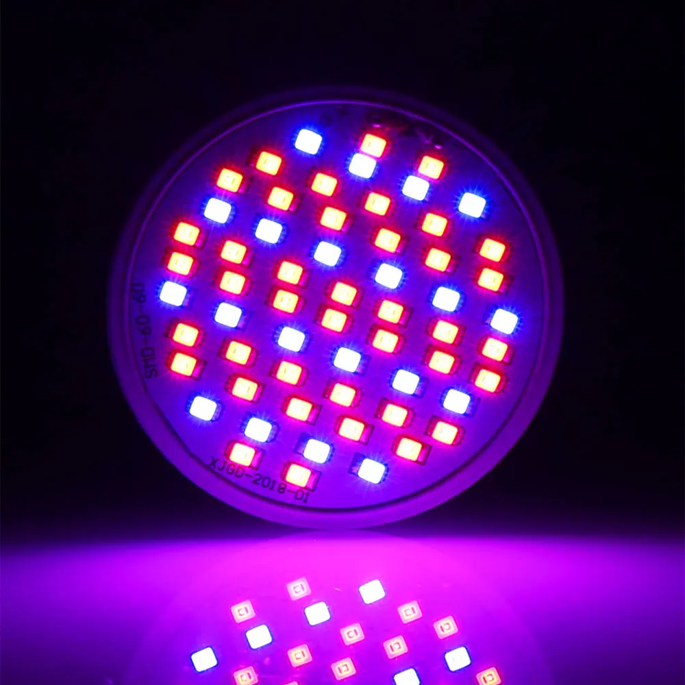 4 шт. светодиодный светильник для выращивания полный спектр 85 265 в E27 Крытый