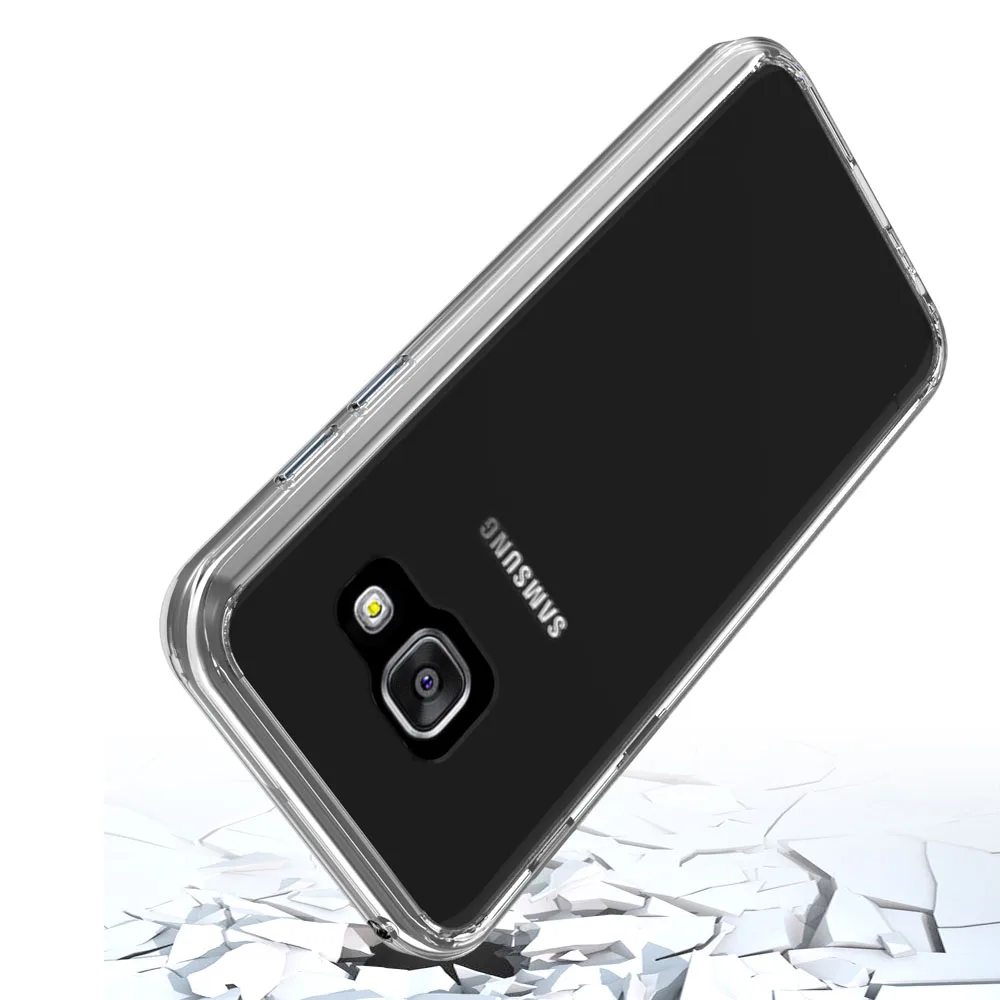 Жесткий Чехол бампер из ТПУ и акрила для Samsung Galaxy A3 A5 J3 Emerge 2017 J1 Mini S7 Active S8 Plus|cover for