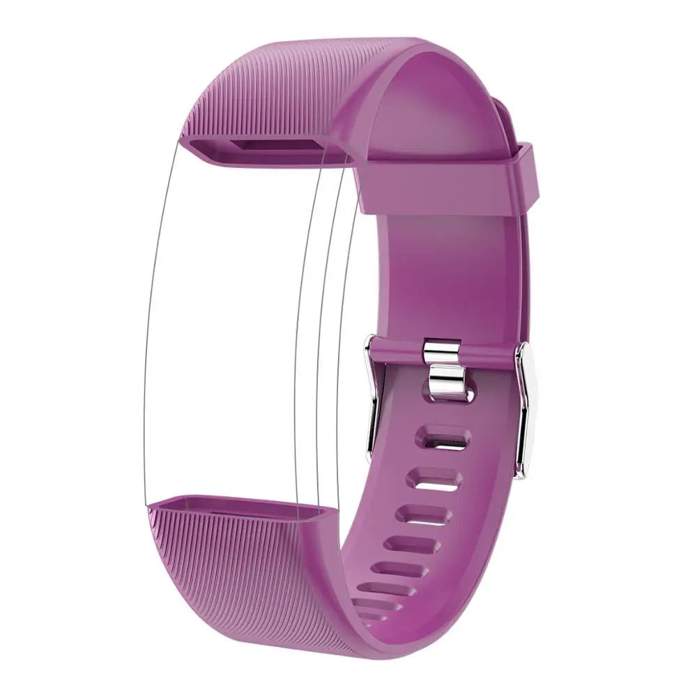 purple strap Новые смарт-часы F64C IP68 Водонепроницаемые часы с сердечным ритмом re mi nder swim mi ng часы для мужчин и женщин спортивный браслет PK ID115 mi band 2 - Цвет: purple strap