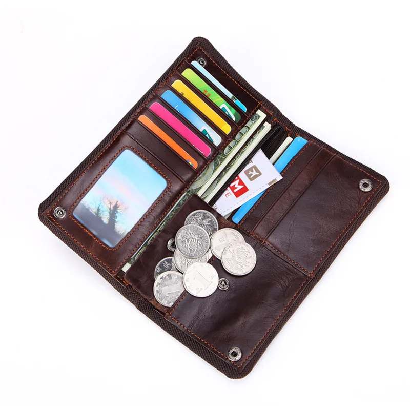 2019 мужской кошелек клатч из натуральной кожи брендовый воловьей Мужской