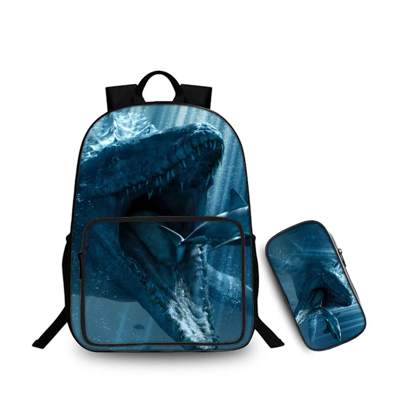 Детский мир Юрского периода mochila рюкзак Парк Юрского периода школьная сумка дорожная ноутбук bagpack детский подарок Qihong - Цвет: 2