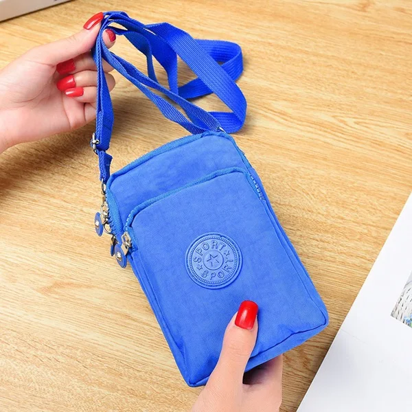 Bag Blue Женский кошелек для монет, женские кошельки с карманами, женские сумки-мессенджеры для денег, держатель для карт, женские кошельки, Женский кошелек, мини-сумка на плечо на молнии - Цвет: Bag Blue