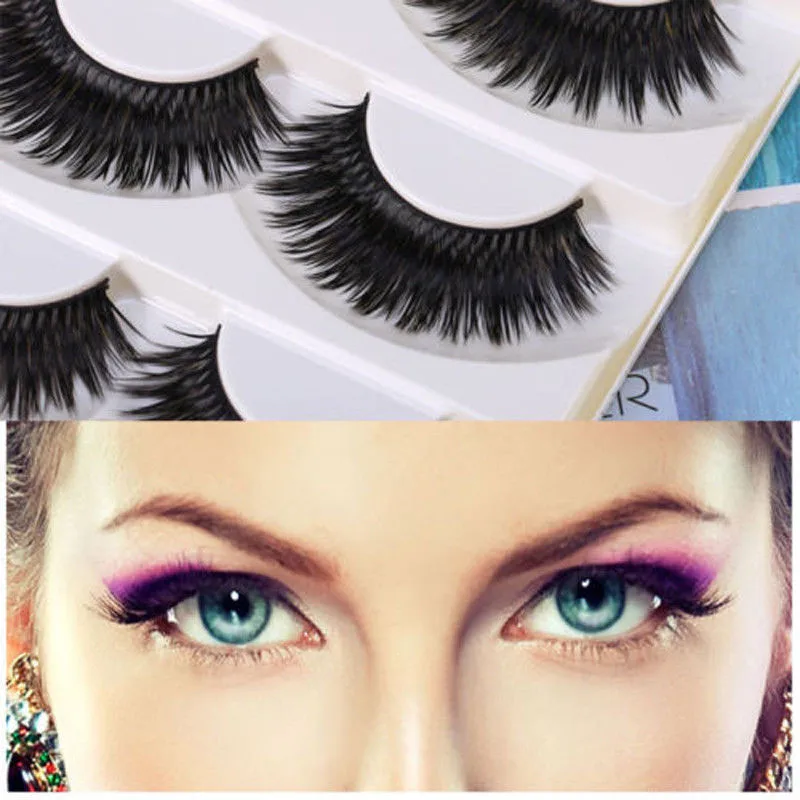 Новинка Лидер продаж 5 пар натуральных длинных накладных ресниц густые накладные