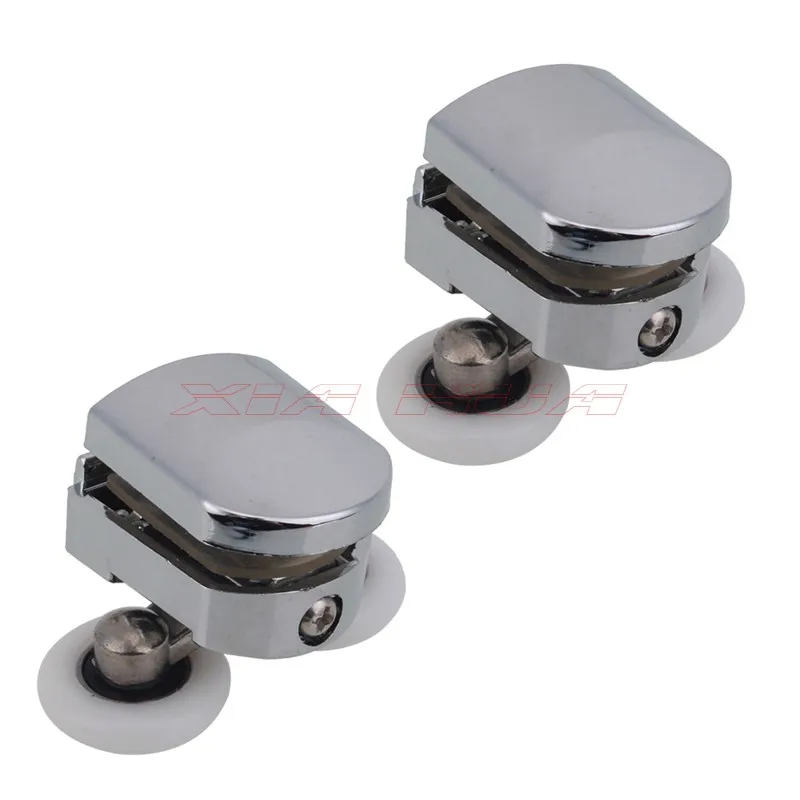 2 шт. 55x23 мм Пружинные ролики для душевой двери из цинкового сплава ванной