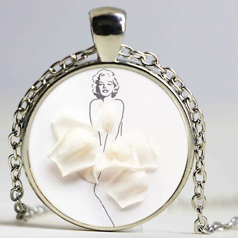 Wholesale Audrey Hepburn Classic Necklace High Quality Sexy Marilyn Monroe Pendant 2017 Newest Long Chain Necklaces | Украшения и