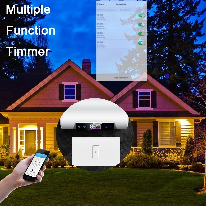 WiFi котел водонагреватель переключатель голосового управления умный от Google Home Alexa