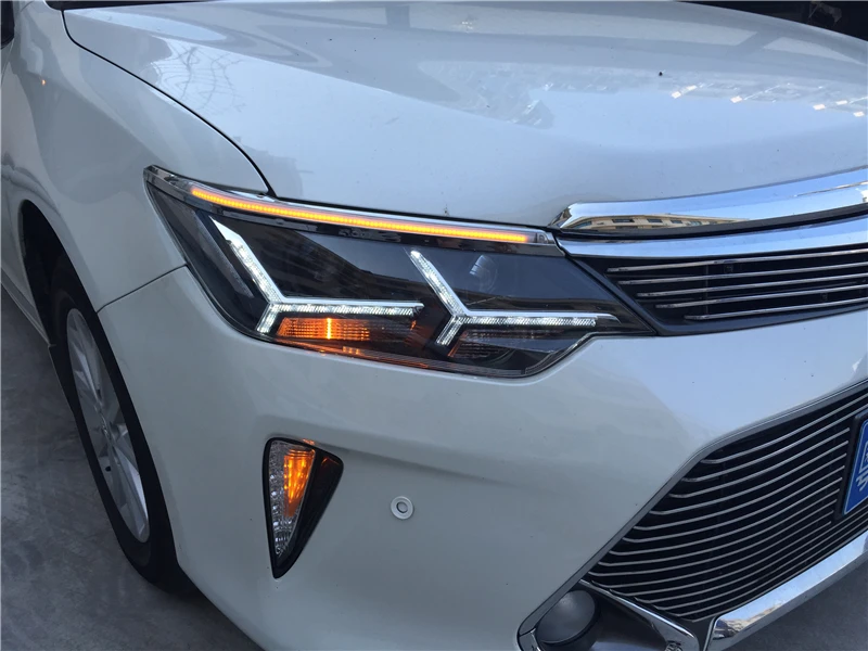 Автомобильная проблесковая 2 шт. автомобилей головной светильник для бровей с