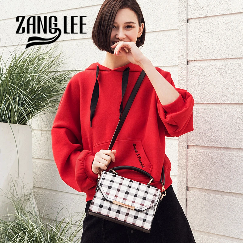 ZANG LEE роскошные сумки дизайнерские женские Bolsa Feminina PU кожаная клетчатая сумка в