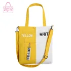 Сумка Magic Fish Женская парусиновая в повседневном стиле, сумочка на одно плечо В Диагональ, модный Натуральный Холщовый саквояж через плечо, 2020