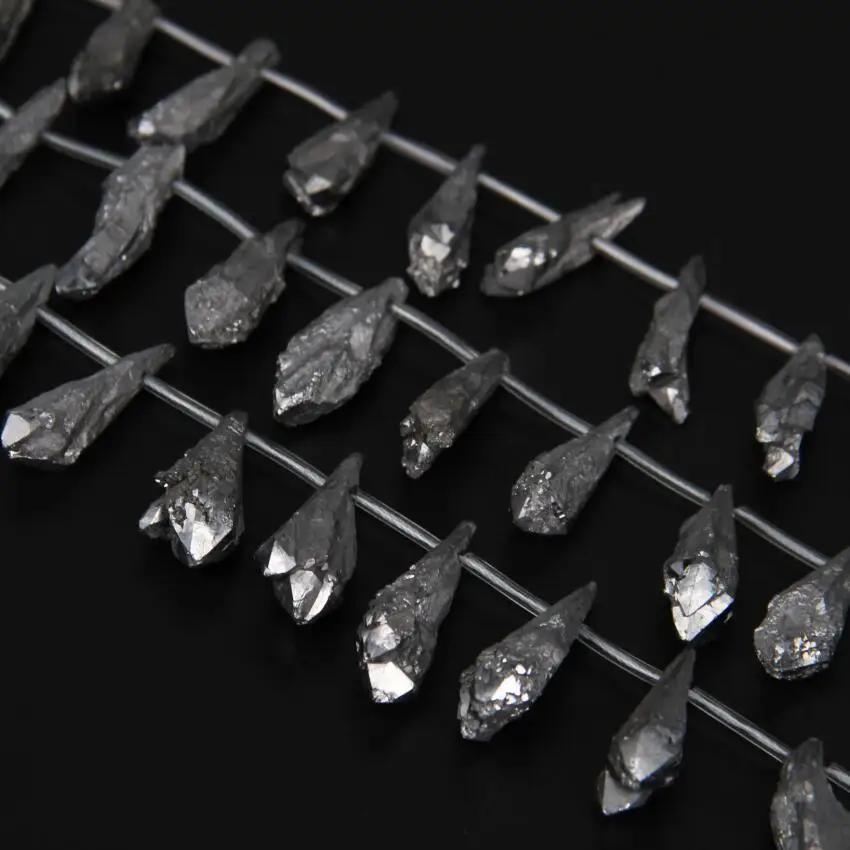 14 цветов на выбор оптовая продажа полная прядь натуральный Титан AB кварцевая