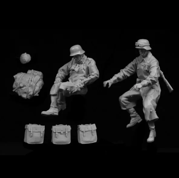 Немецкая Миниатюрная модель мотокросса на 2 человека в масштабе Вторая мировая