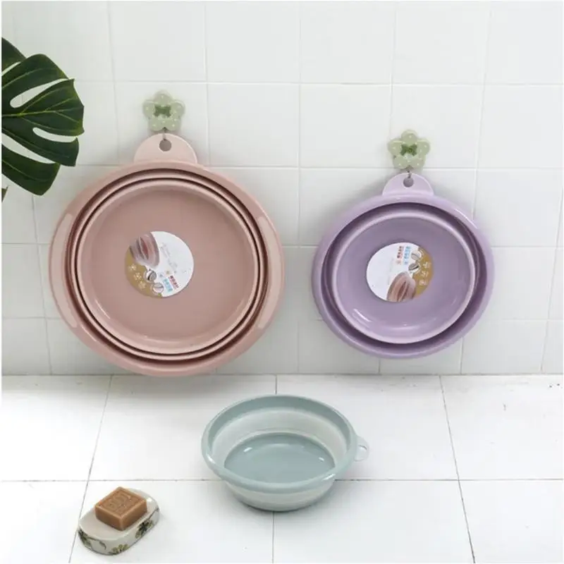 

Portable Foldable Bucket Outdoor Camping Vegetable Fruit Cleaning Basin Hiking Cookware Tools