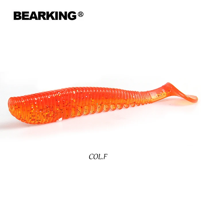 COL.F BEARKING Awaruna 95 мм 5,2 г рыболовные приманки искусственные приманки воблеры мягкие приманки Shad Карп Силиконовые Рыболовные Мягкие приманки снасти - Цвет: COL.F