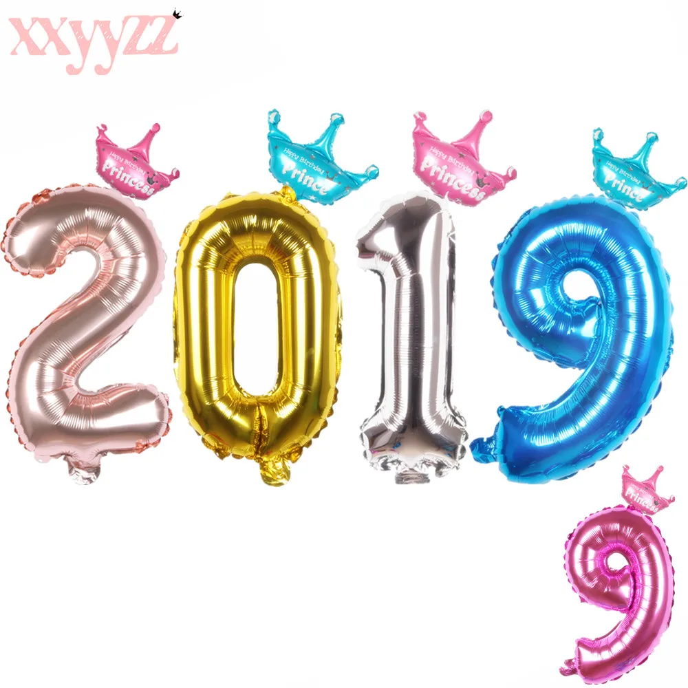 XXYYZZ 32 дюймовые фольгированные шары с рисунком 1 2 3 4 5 6 7 8 9 лет для детей мальчиков