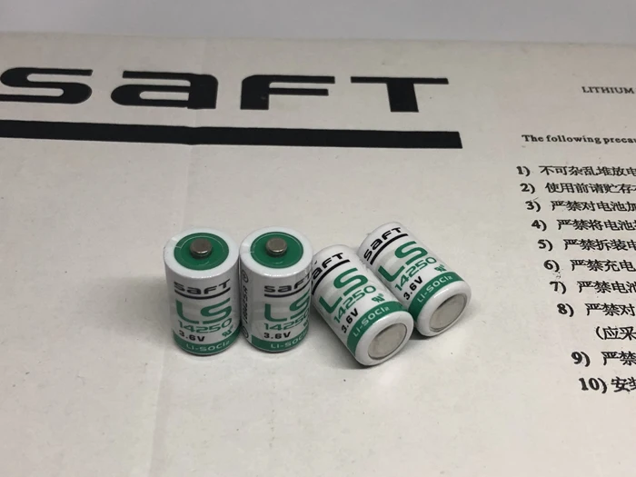 Оптовая продажа 100 шт./лот новинка оригинал SAFT LS14250 14250 AA 3 6 В 900 мАч Тионилхлорид