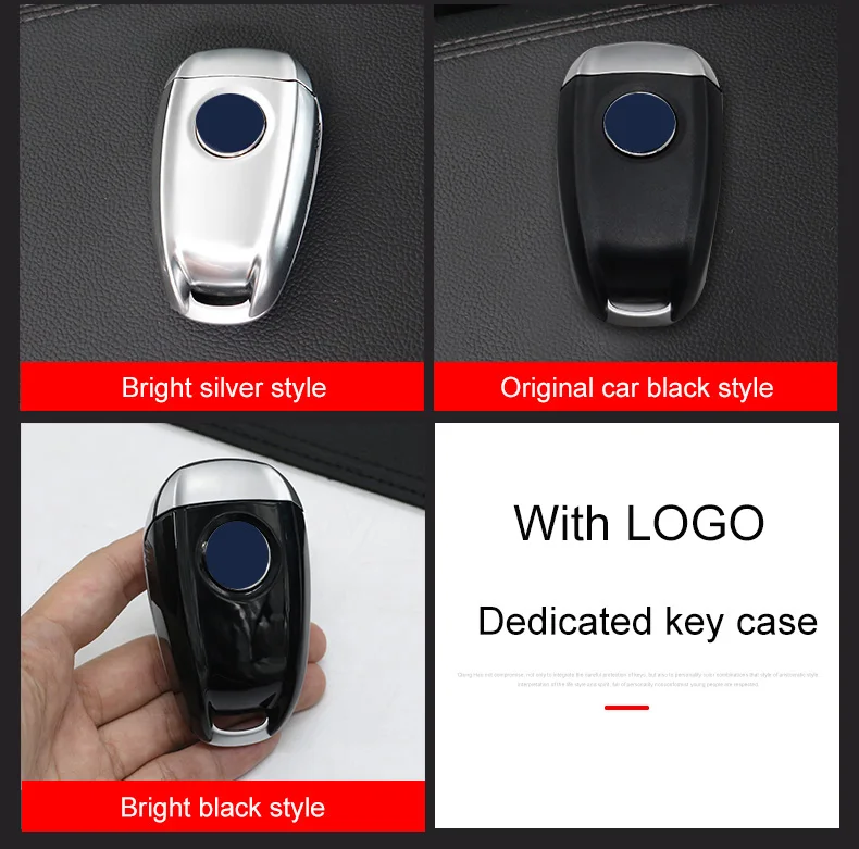 QHCP ABS Smart Remote Key Обложка сумка в виде ракушки 3D углерода волокно стиль красочные ключи чехол защиты для Alfa Romeo Giulia Stelvio