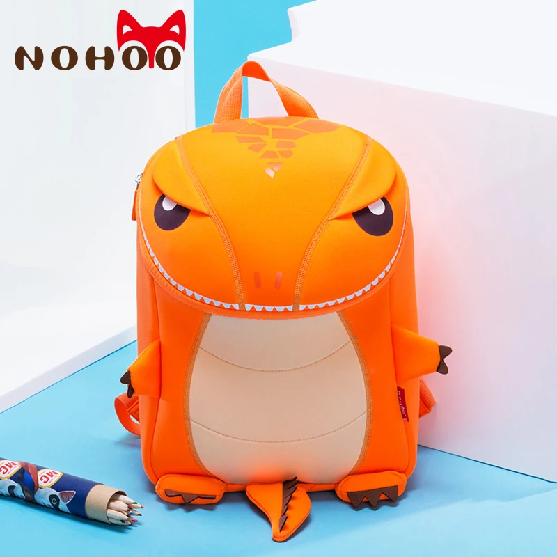 Рюкзак NOHOO детский с динозавром водонепроницаемый школьный портфель для девочек