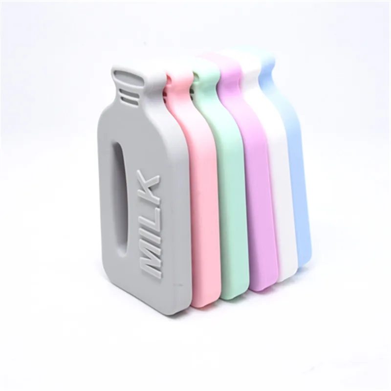 1 PC de dibujos animados jirafa Animal mordedor beb&eacute; de silicona de grado de alimentos mordedores de beb&eacute; collar de enfermer&iacute;a mordedor para chupete Cadena de chupete haciendo-1