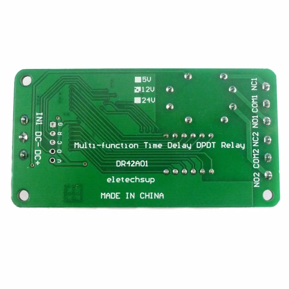 Dc 12v Multifunctional Dpdt Relay Board Delay On/Off Plc Module | Обустройство дома