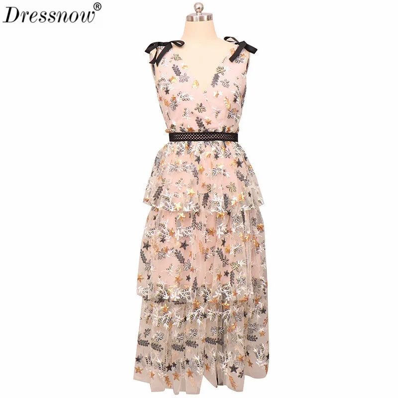 Dressnow высококачественное женское сексуальное платье с v образным вырезом на