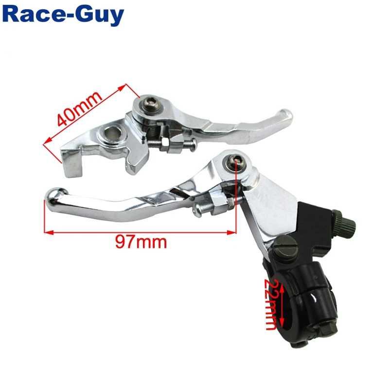 Складной тормозной рычаг сцепления для 50cc 70cc 90cc 110cc 125cc 140cc 150cc 160cc китайский