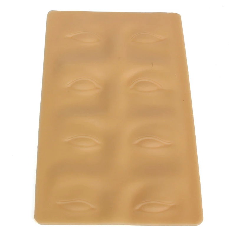 2 шт. Постоянный татуировки практика кожи 3D для макияжа поддельная бровь + красные