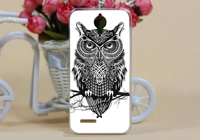 DIY Модный чехол с 3d рисунком черно белых животных для Alcatel One Touch Idol 2 Mini 6016 6016D 6016A 6016E