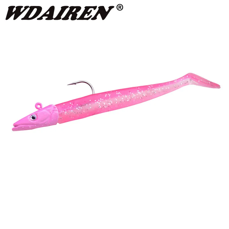 

WDAIREN 12cm 16g lead jig Head Single Hook Wobbler Soft Fishing Lure Sinking Jigging Sea Fishing Pesca Fishing Tackle Peche
