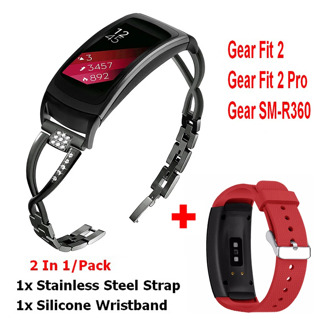 2 шт./лот Браслет для samsung gear Fit 2 SM-R360 ремешок браслет умный ремешок для gear Fit 2 Pro SM-R360 ремешок для часов gear fit2 band