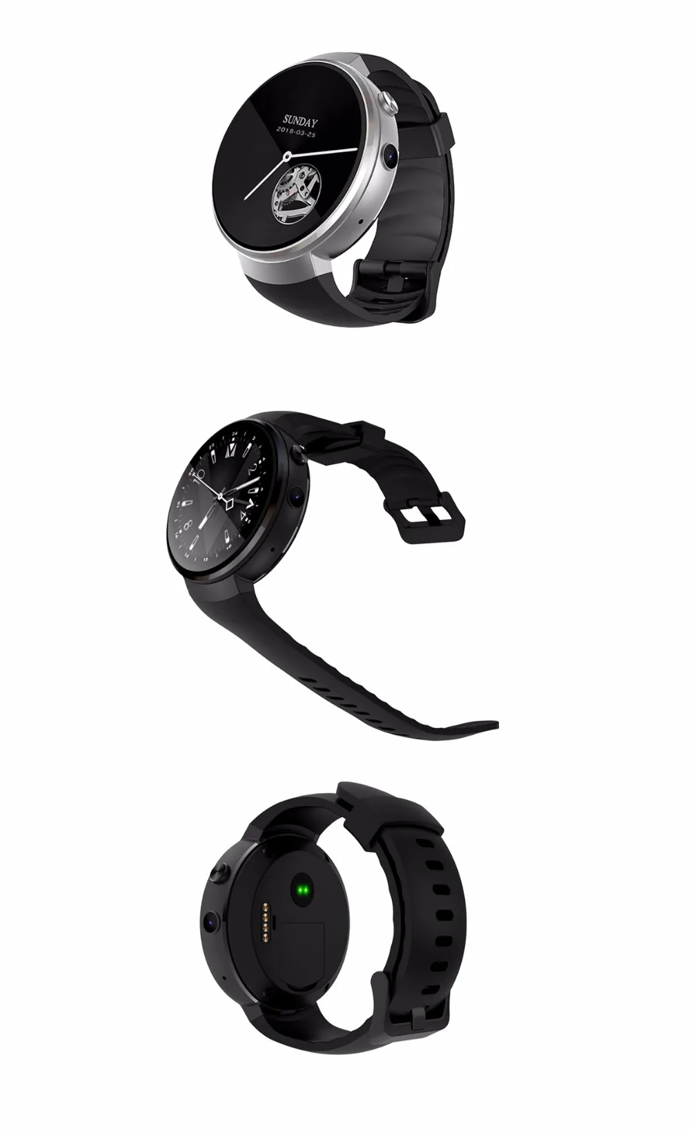 Смарт-часы Z28 Android 7,0 ram 1GB rom 16GB Smartwatch gps WiFi Nano SIM карта 4G для iPhone умные часы мужские беспроводные устройства