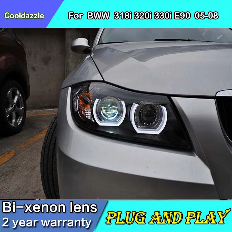 Автомобильного тюнинга Чехол для BMW E90 318i 320i 330i светодиодный головной светильник s