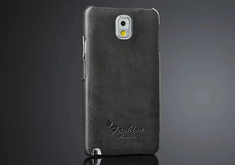 100% чехол из натуральной кожи для samsung Galaxy Note 3 классический высококачественный