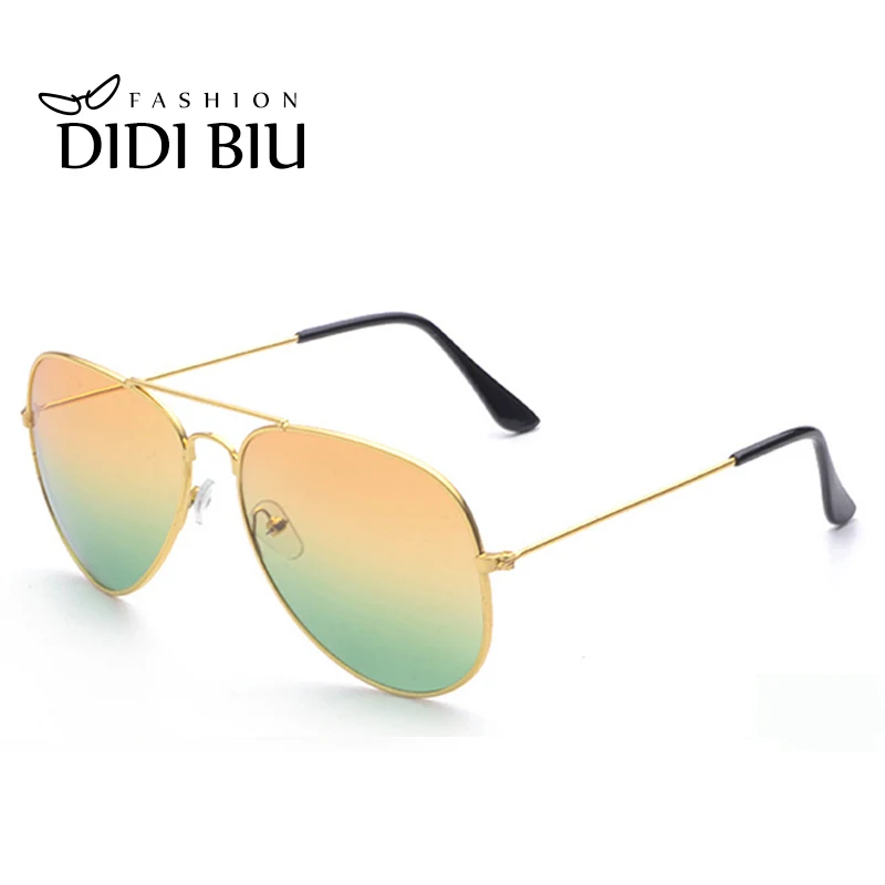 C9 Yellow Green Lens Для влюбленных, радужные солнцезащитные очки, женские, фирменный дизайн, военные, двойные цвета, очки, Тонкая оправа, очки, градиентные, розовые оттенки, Gafas W472 - Цвет линз: C9 Yellow Green Lens