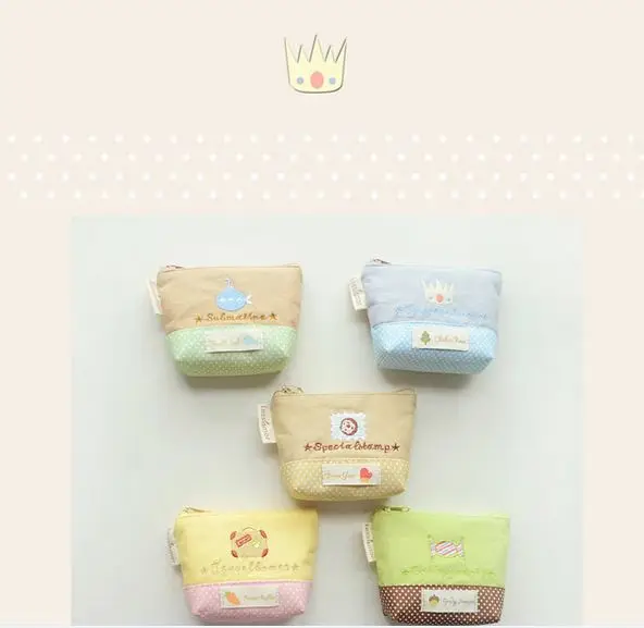Polka Dot cute little purse coin bag small fresh fashion durable Wallets | Багаж и сумки