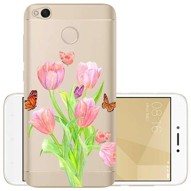 Милый чехол для Xiaomi Redmi 4X из ТПУ мягкий силиконовый защитный 4x чехлы | Мобильные