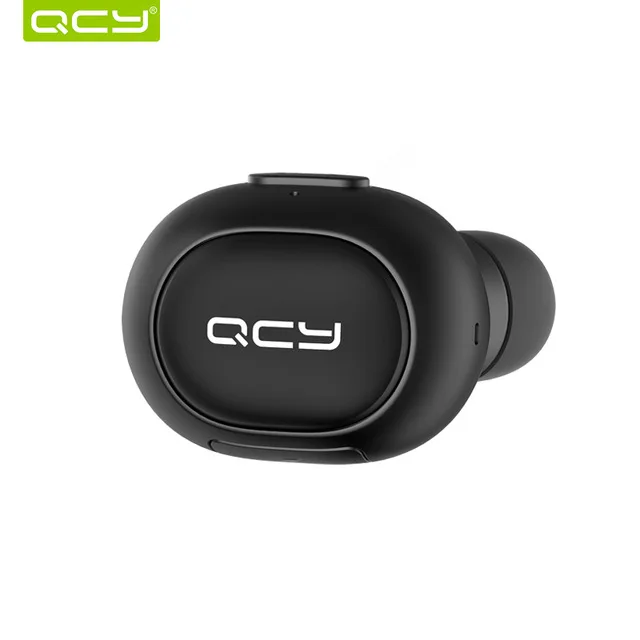QCY Q26 Английский голос гарнитура бизнес bluetooth наушники беспроводные наушники мини невидимый звонок наушник с микрофоном - Цвет: Q26 new black