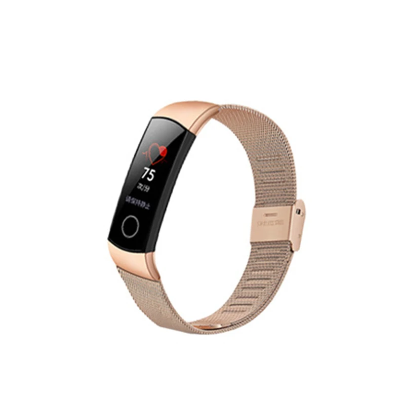 Металлический ремешок для huawei Honor Band 4 5 ремешок умные аксессуары браслет из нержавеющей стали браслет для Honor Band 4 браслет