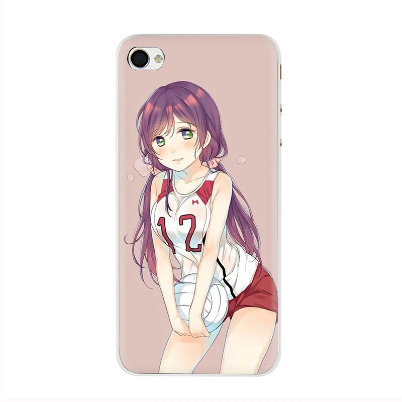H6 Сексуальный мультфильм аниме Kawaii Девушка жесткий чехол для телефона iPhone 5 5S 5C SE 6 6s 7 8 plus X XR XS 11 Pro Max - Цвет: H6
