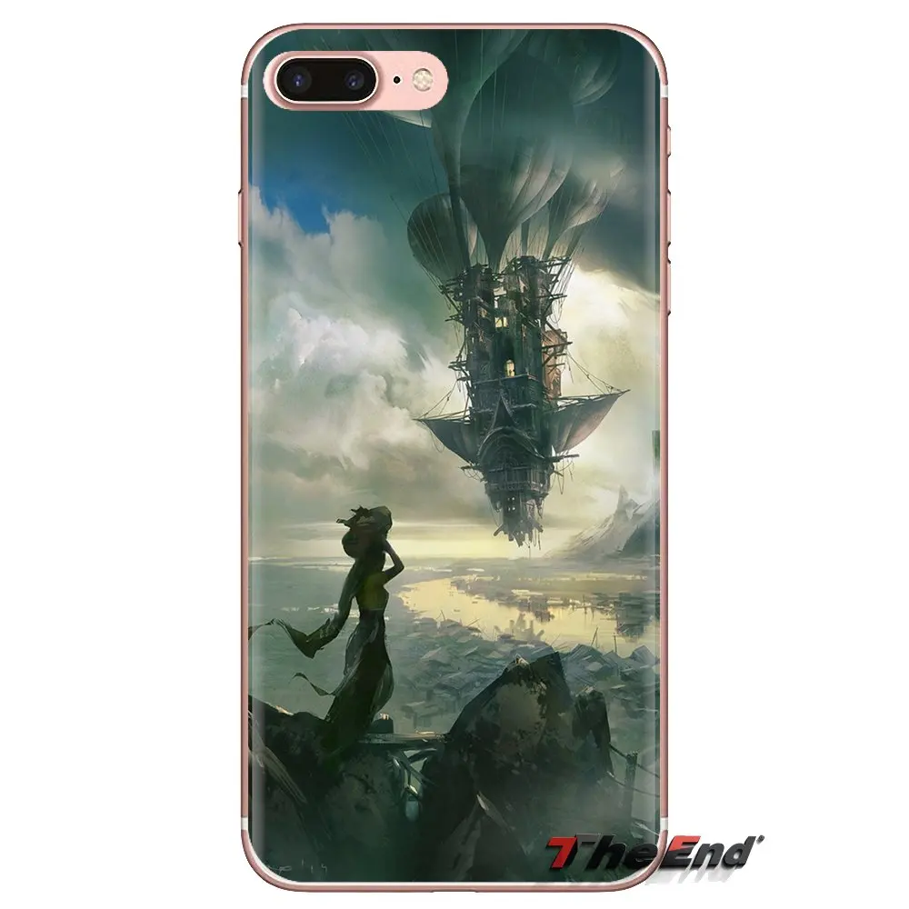 Colorful digital fantasy Art landscape For Huawei Nova 2 3 2i 3i Y6 Y7 Y9 Prime Pro GR3 GR5 2017 2018 2019 Y5II Y6II Phone Cases |