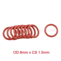 od 8mm x cs 1 5mm silicone rubber gasket oring o ring o ring seal