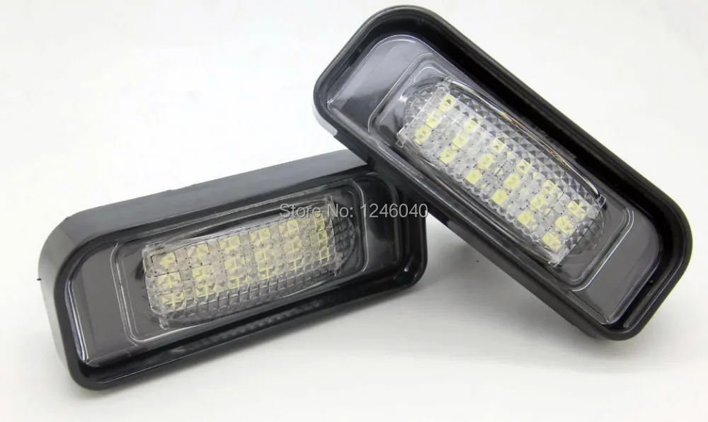 2Pcs Led License Number Plate Light For Benz W220 S-Class S280 S320 S500 S350 1999-2005 High brightness pure whtie | Автомобили и
