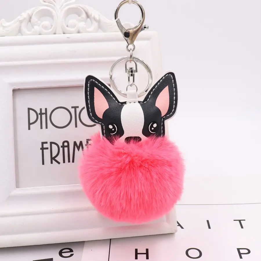 Оптовая продажа 12 шт./партия Kawaii cony hair dog мягкая подвеска плюшевая кукла женский