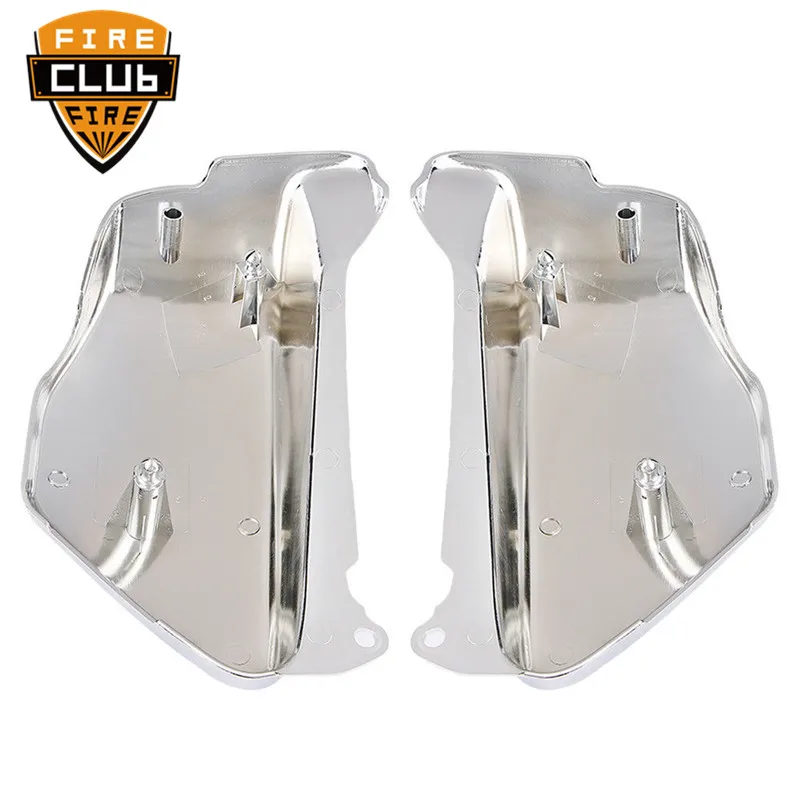 Боковая крышка для аккумулятора мотоцикла ABS Chrome обтекатели 1 пара Honda For Magna VF 750
