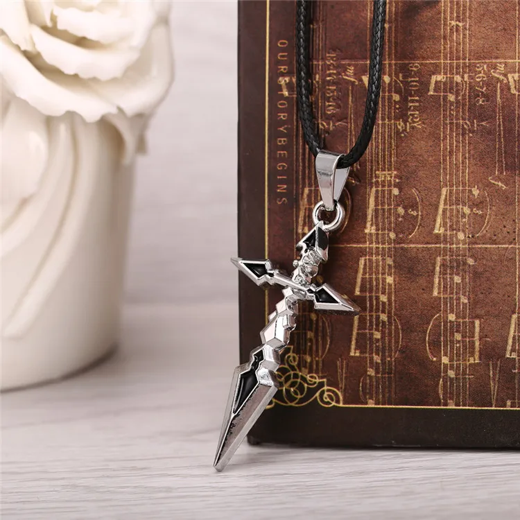 Горячее аниме Fate Zero серебряное металлическое ожерелье крест кулон Косплей