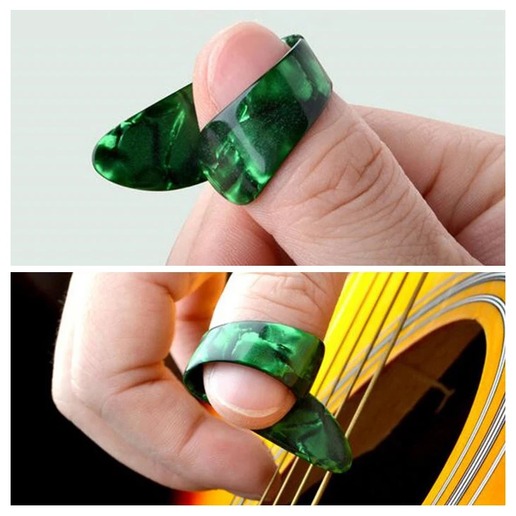 2 шт. пальчиковые гитарные палочки целлюлоидные аксессуары случайные цвета |